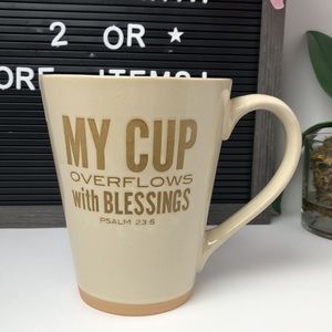 😍 My cup overflows with blessings mug